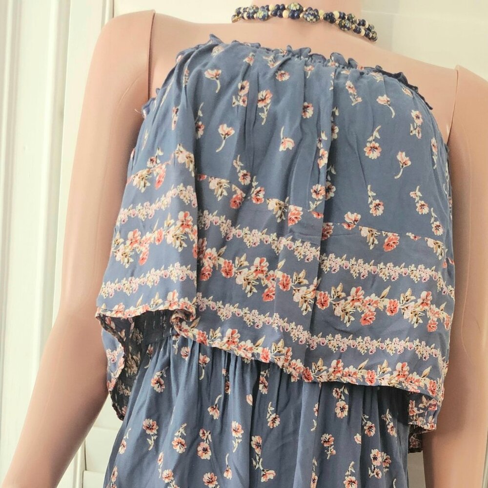 Japna strapless neckline sleeveless jumpsuit, size medium